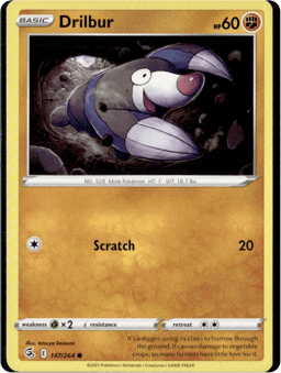 2021 Drilbur #147 Fusion Strike