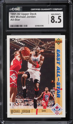 1991 Upper Deck All-Star Michael Jordan #69 CGC 8.5 NM-MT+