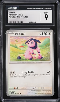 2023 Pokemon Paradox Rift Miltank #147 CGC 9 MINT