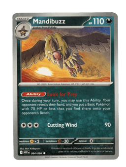 2025 Mandibuzz #64 White Flare