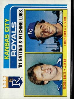 1982 George Brett #96 Baseball