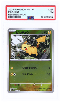 2025 Pokemon Card Game Mega 100 Battle Collection Start Deck Japanese Reverse Holo Pikachu #225 PSA 7