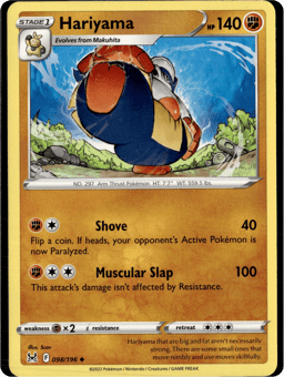2022 Hariyama #98 Lost Origin