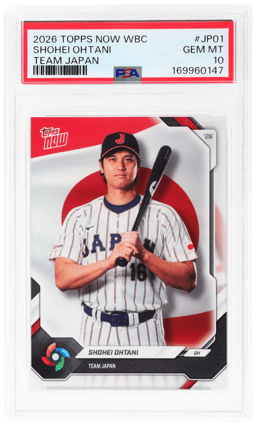 2026 Topps Now Team Japan World Baseball Classic Shohei Ohtani #JP01 /34993 PSA 10