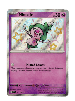 2024 Mime Jr. #157 Paldean Fates