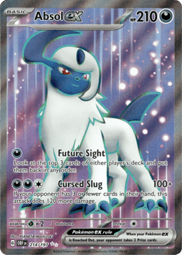2023 Absol ex #214 Obsidian Flames
