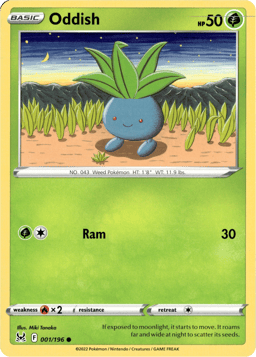 2022 Oddish #1 Lost Origin