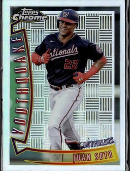 2022 Juan Soto #YQ-28 Topps Chrome Youthquake