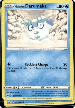 2021 Galarian Darumaka #71 Fusion Strike