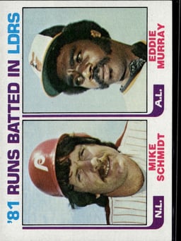 1982 Eddie Murray #163 1981 Leaders