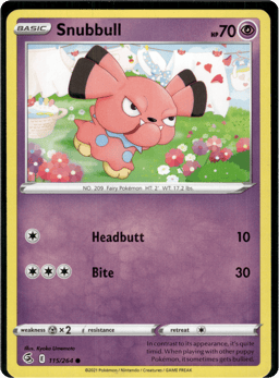 2021 Snubbull #115 Fusion Strike