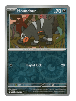 2025 Houndour #62 Prismatic Evolutions