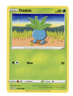 2022 Oddish #1 Lost Origin