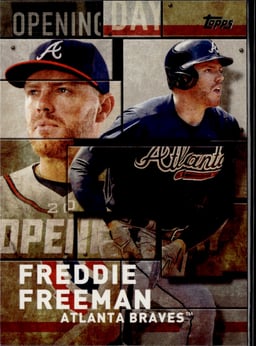 2018 Freddie Freeman #OD-12 Topps Opening Day