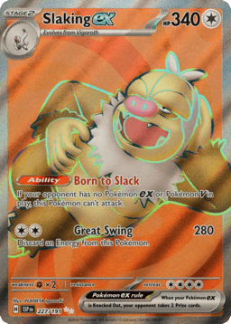 2024 Slaking ex #227 Surging Sparks