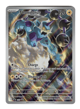 2023 Thundurus #209 Scarlet & Violet Black Star Promos