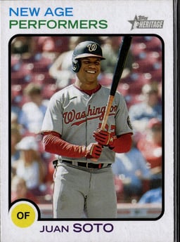 2022 Juan Soto #NAP-7 Topps Heritage New Age Performers