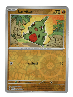 2025 Larvitar #47 Prismatic Evolutions