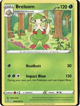 2021 Breloom #5 Fusion Strike