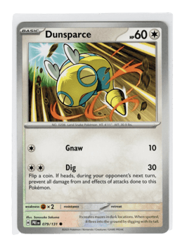 2025 Dunsparce #79 Prismatic Evolutions