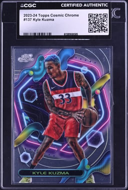 2023 Topps Chrome Cosmic Kyle Kuzma #137 CGC AUTH