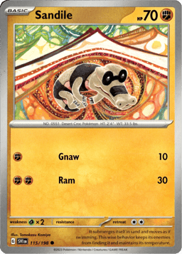 2023 Sandile #115 Scarlet & Violet
