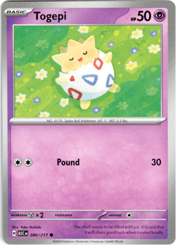 2026 Togepi #80 Ascended Heroes