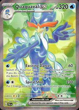 2023 Quaquaval ex #235 Paldea Evolved