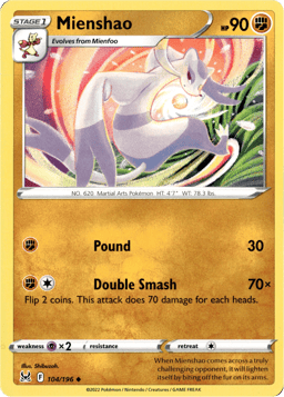 2022 Mienshao #104 Lost Origin