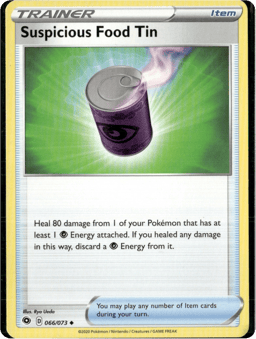 2020 Suspicious Food Tin #66 Champion's Path
