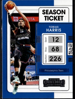 2022 Tobias Harris #87 Contenders Basketball