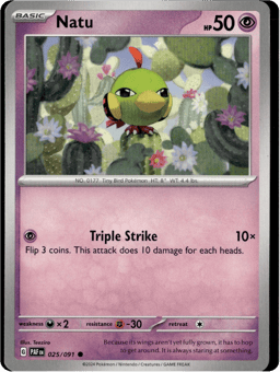 2024 Natu #25 Paldean Fates