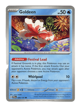 2025 Goldeen #20 Prismatic Evolutions
