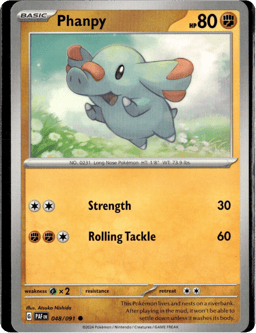 2024 Phanpy #48 Paldean Fates