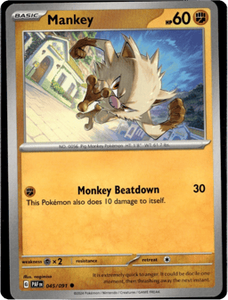 2024 Mankey #45 Paldean Fates