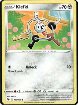 2021 Klefki #186 Fusion Strike