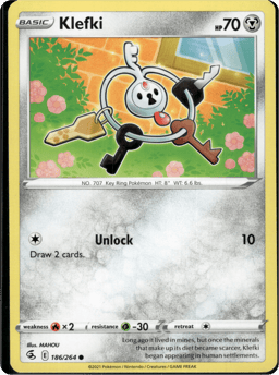 2021 Klefki #186 Fusion Strike