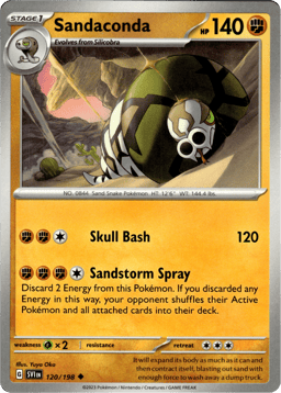 2023 Sandaconda #120 Scarlet & Violet