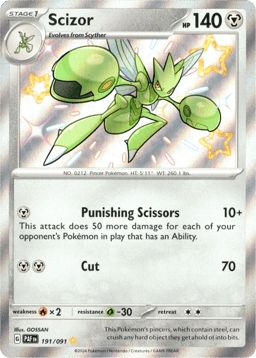 2024 Scizor #191 Paldean Fates