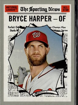 2019 Bryce Harper #367 Topps Heritage