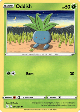 2022 Oddish #1 Lost Origin