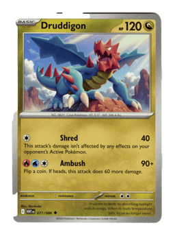 2025 Druddigon #71 White Flare