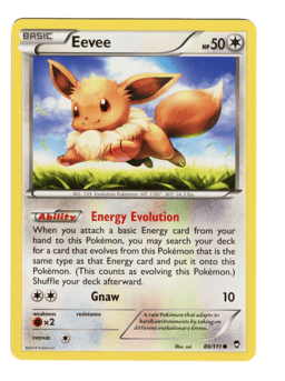 2014 Eevee #80 Furious Fists