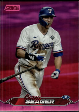 2024 Corey Seager #269 Topps Stadium Club Pink Foil