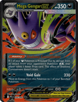 2025 Mega Gengar ex #56 Phantasmal Flames