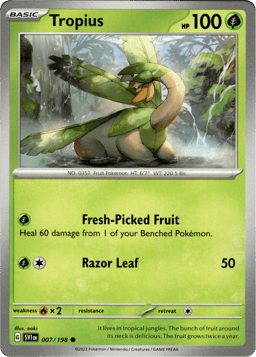 2023 Tropius #7 Scarlet & Violet