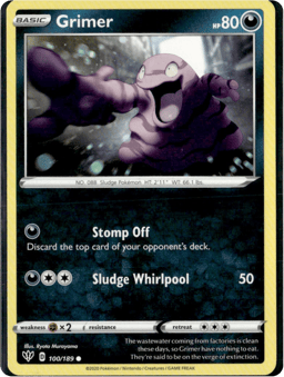 2020 Grimer #100 Darkness Ablaze