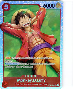 2025 Monkey.D.Luffy (foil) #14 EX Gear 5