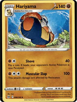 2022 Hariyama #98 Lost Origin