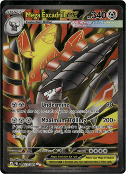 2026 Mega Excadrill ex #103 Pitch Black